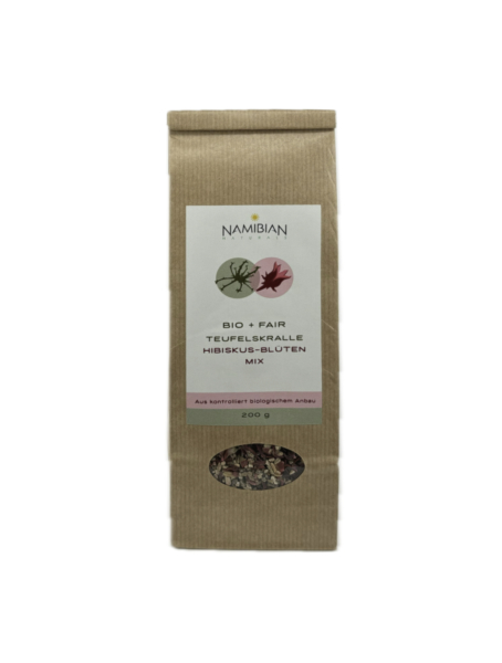 Bio Teufelskralle & Hibiskus Blüten Mix - 200 g, Fair Trade
