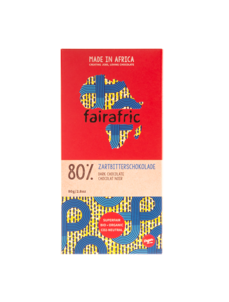 fairafric Zartbitterschokolade 80 %